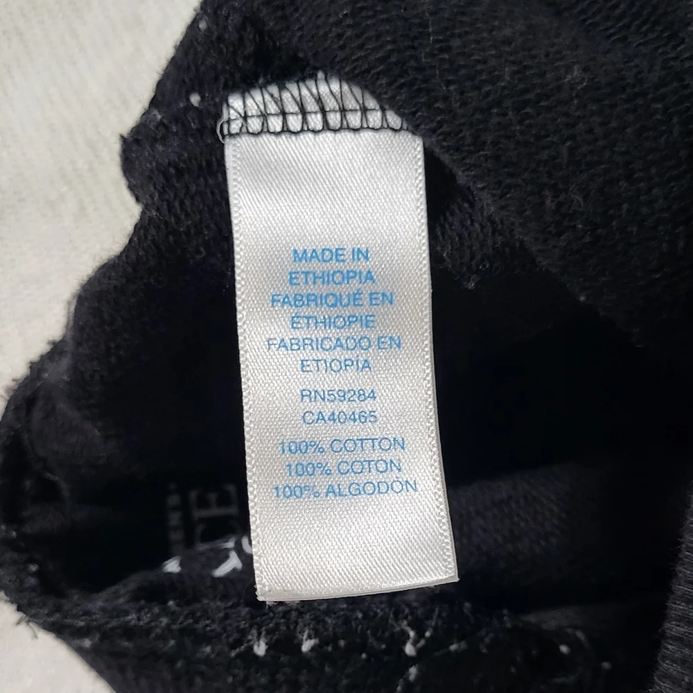 The Children's Place Babies Elasticized Black Joggers Pants Size 3-6M